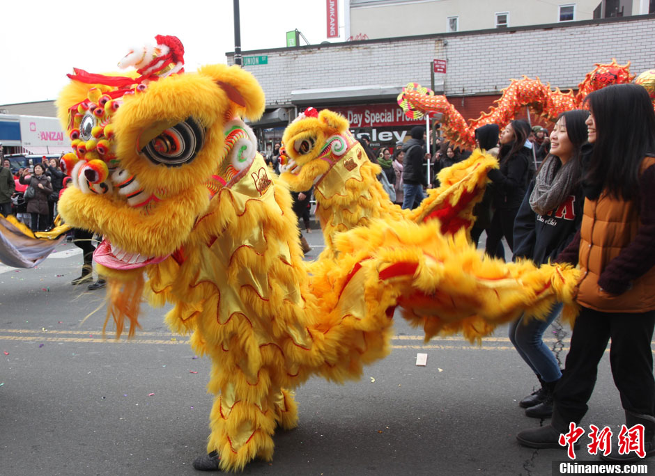 Le défilé de chars du Nouvel An chinois à New York (3)