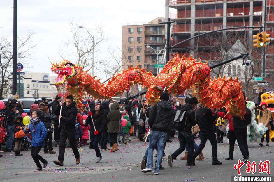 Le défilé de chars du Nouvel An chinois à New York (2)
