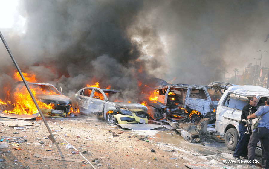 Syrie : au moins 16 morts dans un attentat suicide à la voiture à Damas (2)