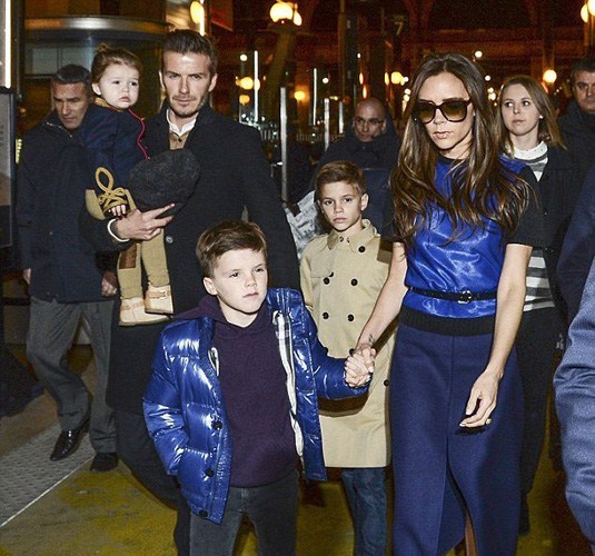 La famille Beckham, toujours à la mode (4)