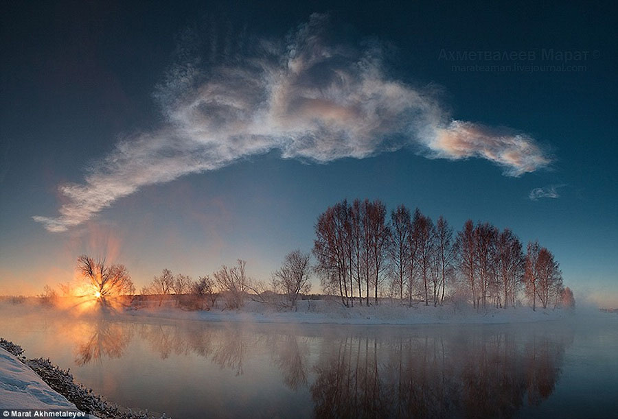 En image : l'explosion des récentes météorites en Russie (8)