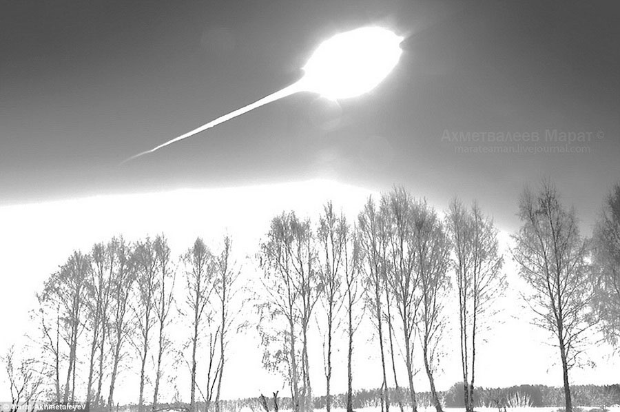 En image : l'explosion des récentes météorites en Russie (7)