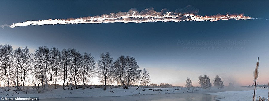 En image : l'explosion des récentes météorites en Russie (4)