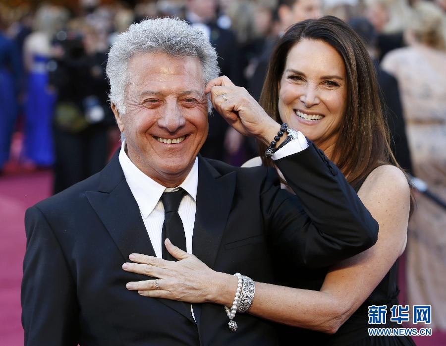 Dustin Hoffman et sa femme