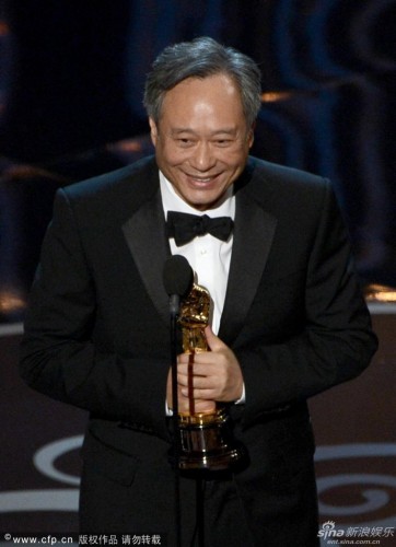 Meilleur rélisateur : Ang Lee pour L'Odyssée de Pi