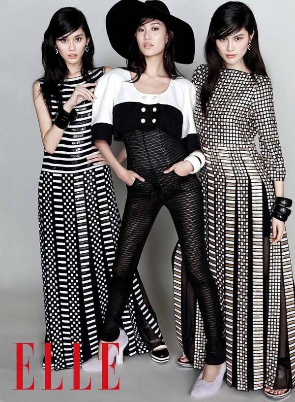 Trois top-modèles chinois illustrent le magazine ELLE Chine (18)