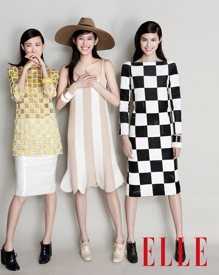 Trois top-modèles chinois illustrent le magazine ELLE Chine (8)