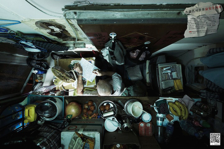 Photographie : la vie dans des espaces minuscules à Hong Kong (4)