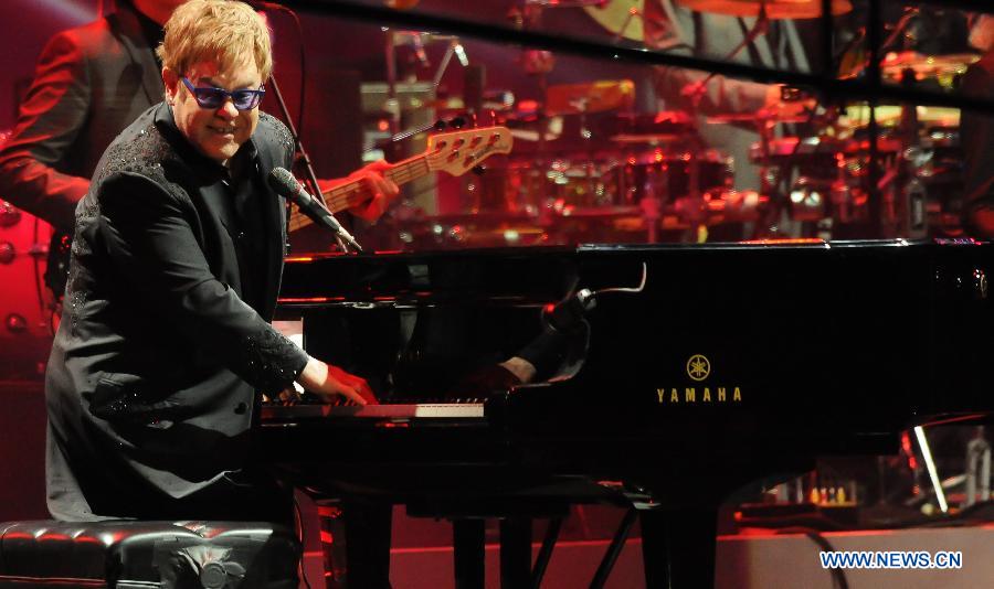 Photos : Elton John lors du 54e Festival international de la chanson à Viña del Mar