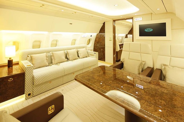 Réservé aux milliardaires : à l'intérieur du jet privé d'Airbus (3)