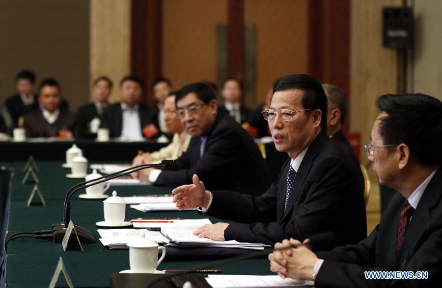 Zhang Gaoli appelle à davantage de soutien au secteur privé