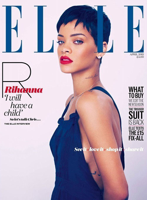 Rihanna en couverture du magazine ELLE UK (8)