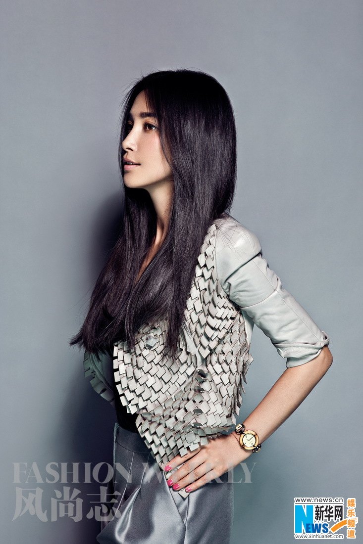 L'actrice chinoise Li Bingbing illustre Fashion Weekly (4)
