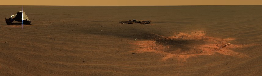 Une image de la surface de Mars prise par Opportunity