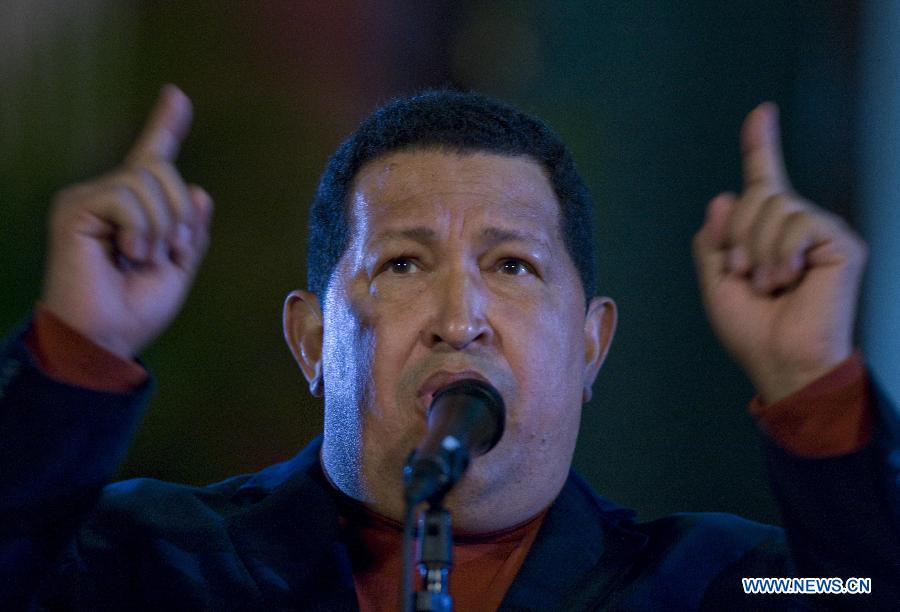 Photo d'archive du président vénézuélien Hugo Chavez