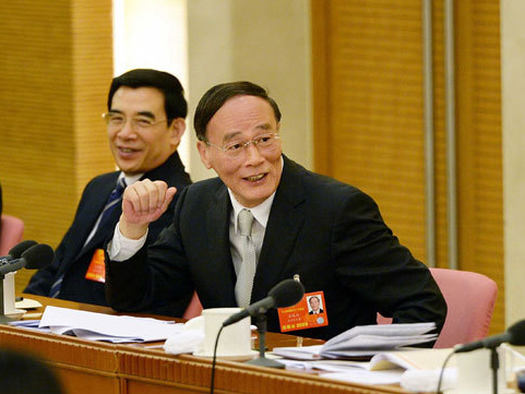 Wang Qishan réitère l'importance de la lutte contre la corruption
