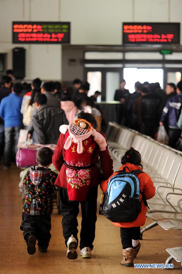 La gare de Hangzhou le 6 mars 2013.