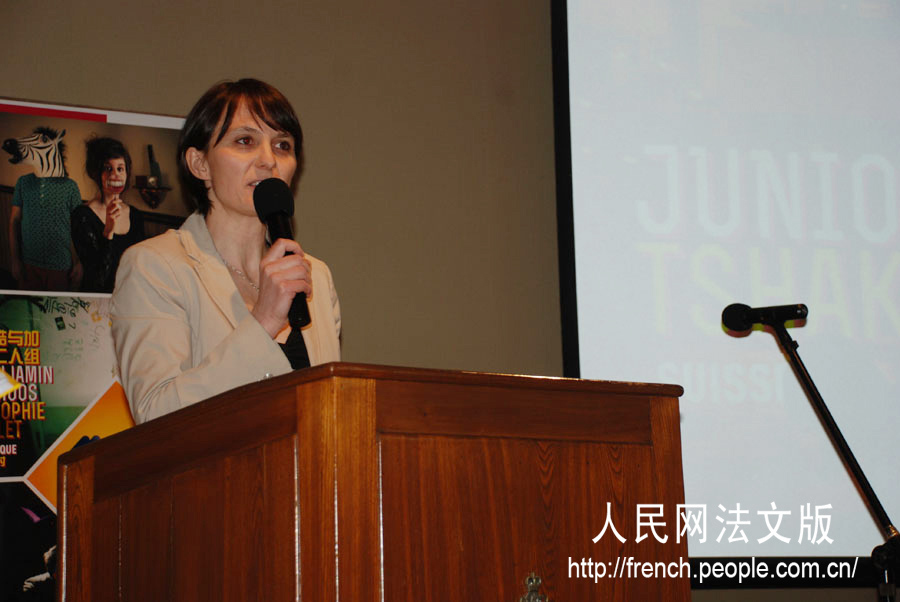 Jenny Piaget, directrice de la culture et du service d'information de l'Ambassade de Suisse 