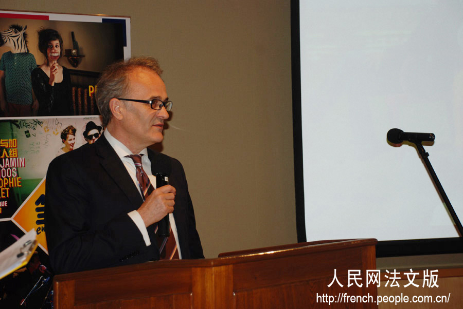 Laurent Croset, représentant de l'Alliance Française en Chine 
