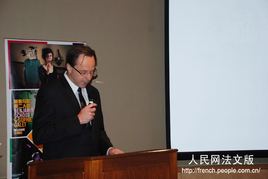 François Gaudreau, représentant du Bureau de Beijing du Gouvernement du Québec,