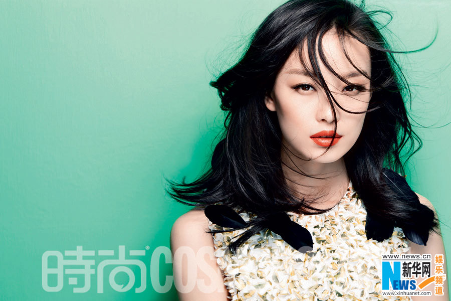 L'actrice chinoise Ni Ni pose pour un magazine (3)