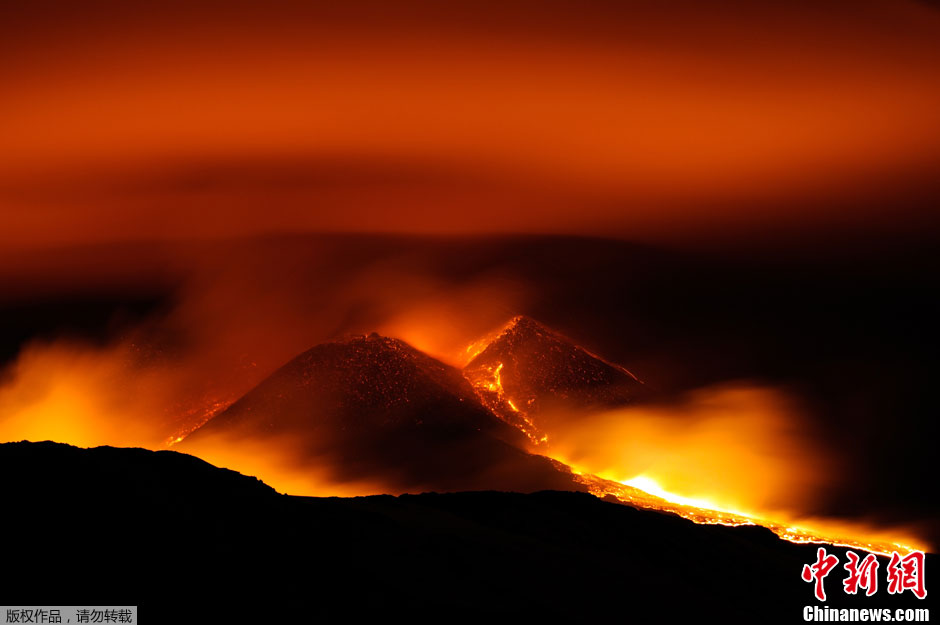Italie : le mont Etna connaît sa 7e éruption de l'année