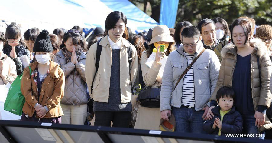 Japon : 2e anniversaire du séisme et du tsunami du 11 mars (6)