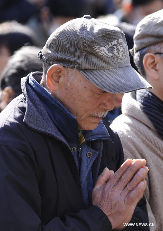 Japon : 2e anniversaire du séisme et du tsunami du 11 mars (5)