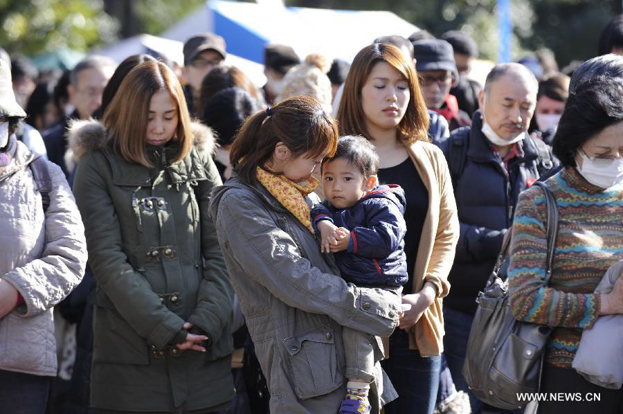 Japon : 2e anniversaire du séisme et du tsunami du 11 mars (2)