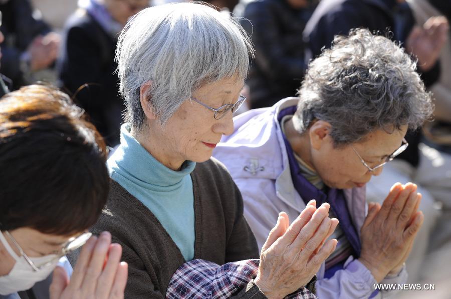 Japon : 2e anniversaire du séisme et du tsunami du 11 mars 