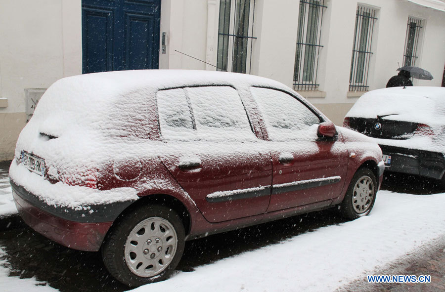 Le Nord de la France touché par un épisode neigeux exceptionnel  (5)