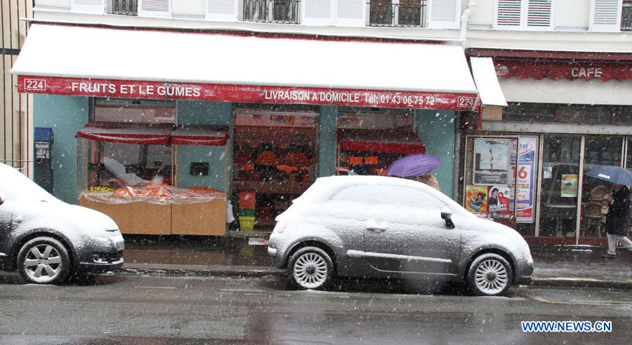 Le Nord de la France touché par un épisode neigeux exceptionnel  (3)