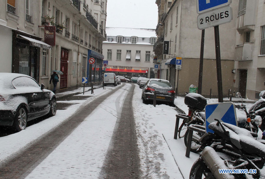 Le Nord de la France touché par un épisode neigeux exceptionnel  (2)