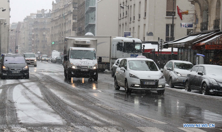 Le Nord de la France touché par un épisode neigeux exceptionnel 