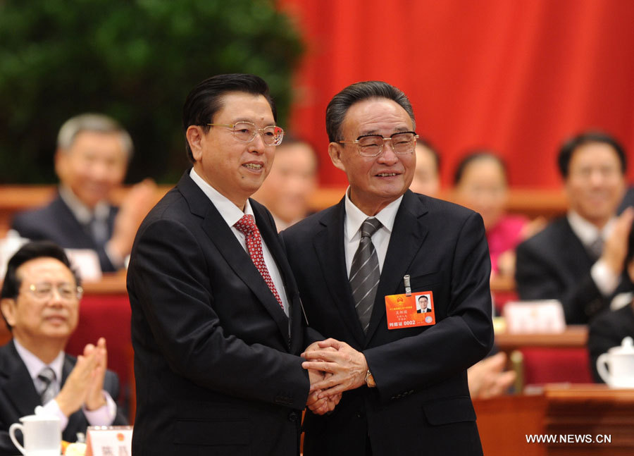 Zhang Dejiang élu président du Comité permanent de l'APN (2)