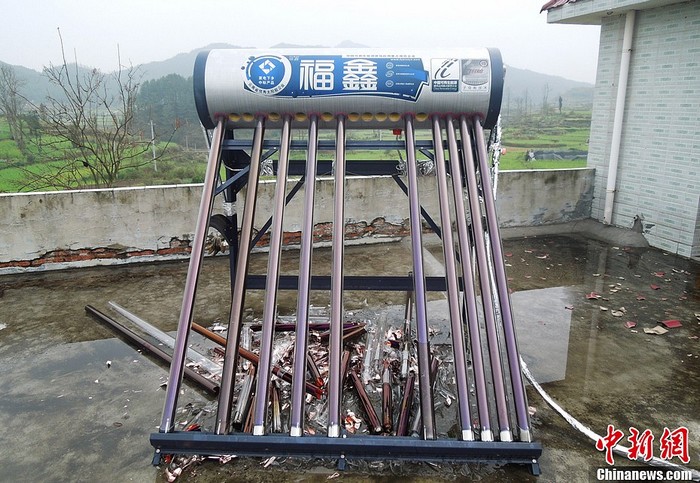 Attaque de grêlons géants dans le Guizhou (7)