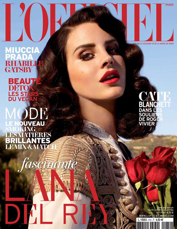 Lana Del Rey pose pour L'Officiel
