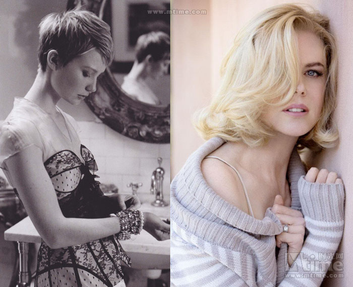 Nicole Kidman et Mia Wasikowska, dans le film "Stoker"