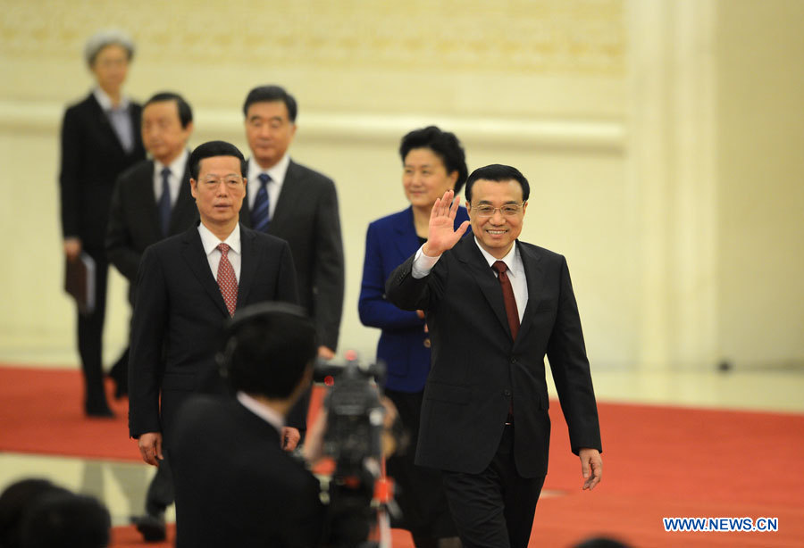 Conférence de presse du PM et des vice-PMs chinois