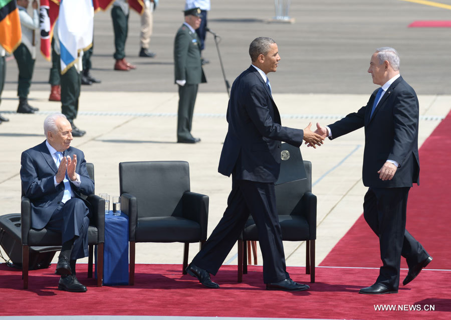 Obama arrive en Israël pour sa première visite présidentielle