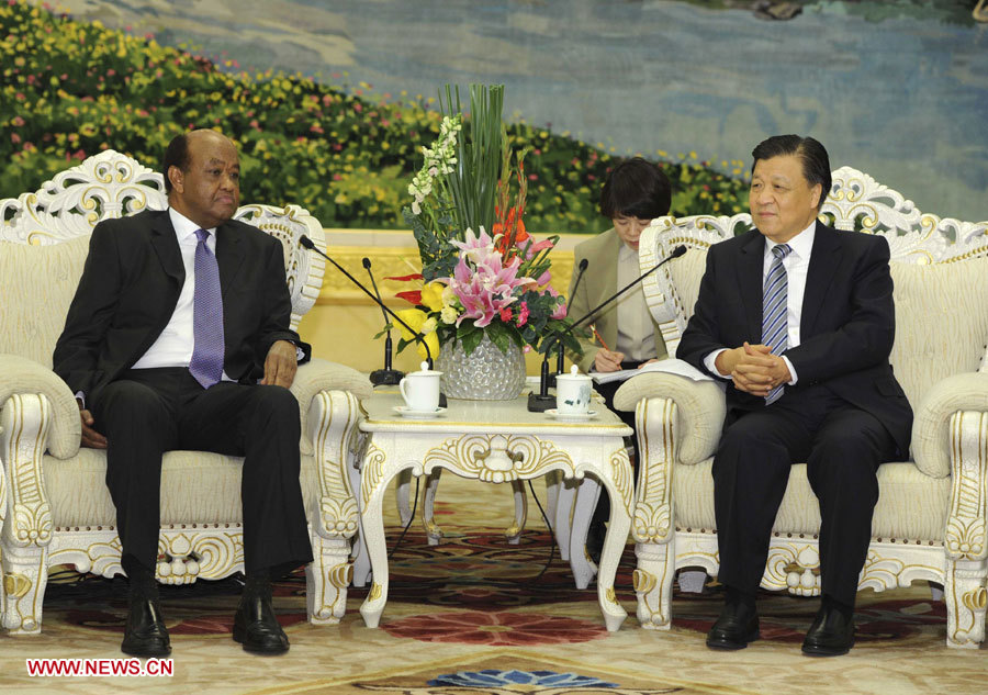 Chine: rencontre entre Liu Yunshan et des invités tanzaniens (2)