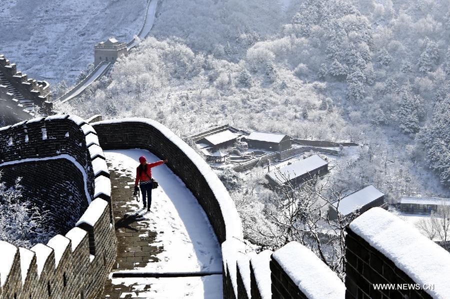 Chine: la Grande muraille sous la neige (3)
