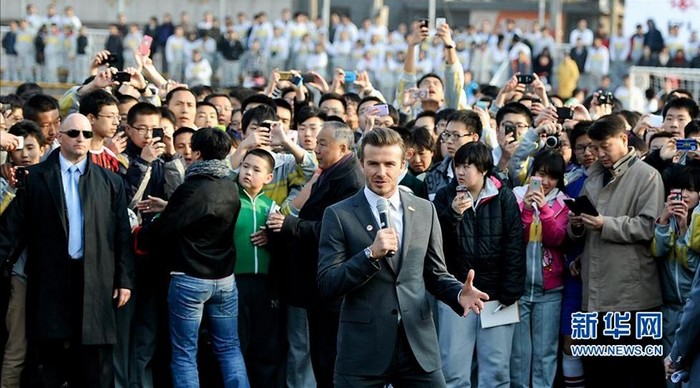Beckham à Beijing (2)