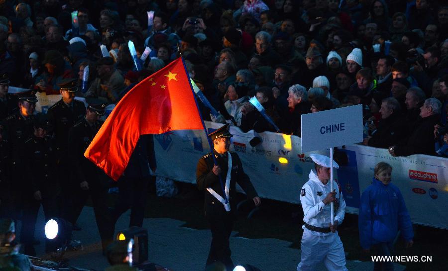 Ouverture des Jeux mondiaux militaires d'hiver Annecy 2013 (10)