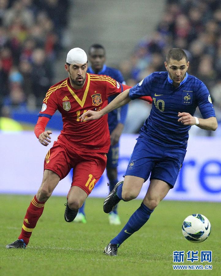 Coupe du monde 2014/éliminatoires : l'Espagne bat la France 1 à 0 (5)