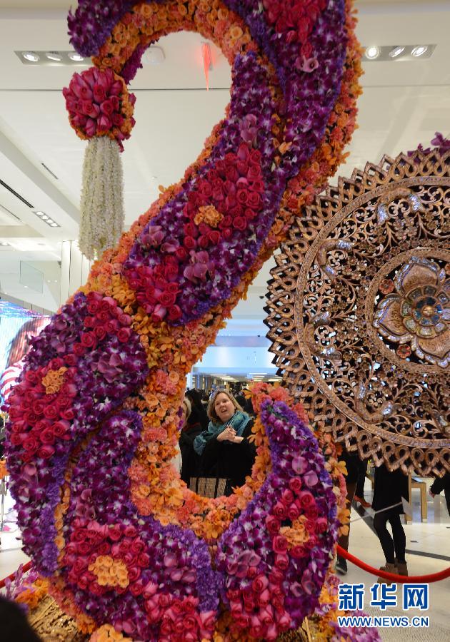 Exposition des fleurs au magasin Macy's à New York (5)