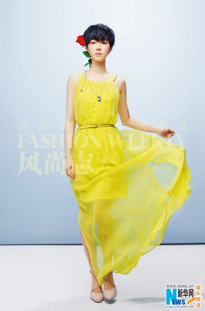 L'actrice chinoise Gui Lunmei pose pour un magazine (4)