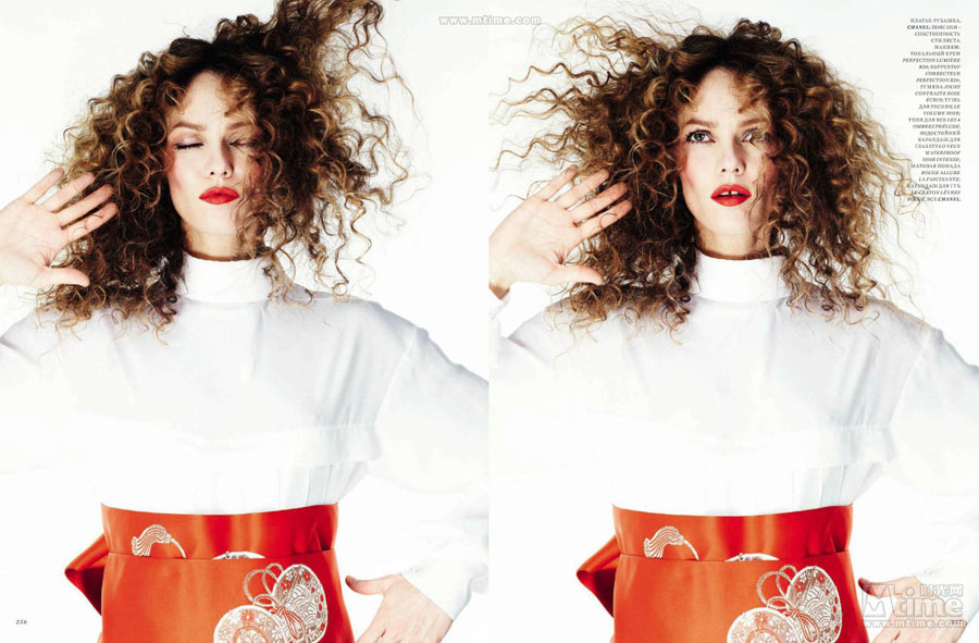 Vanessa Paradis illustre le magazine Harper's Bazaar Russe (3)