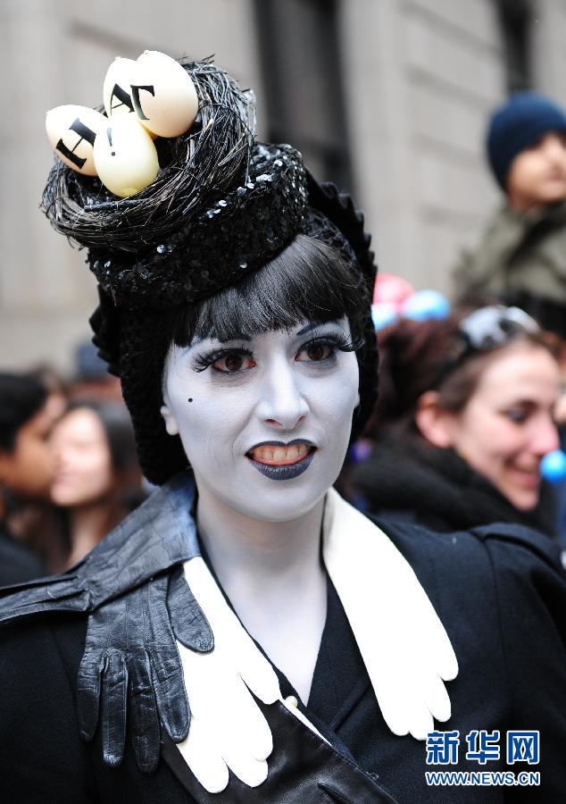 New York : les chapeaux extravagants du défilé de Pâques (9)