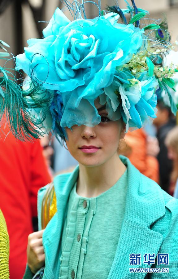 New York : les chapeaux extravagants du défilé de Pâques (6)